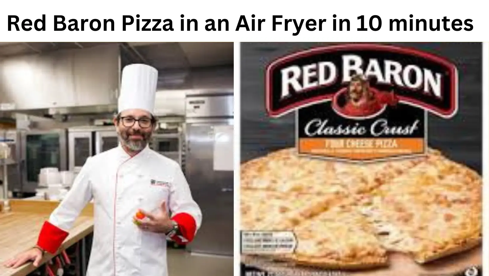 Red Baron Pizza in an Air Fryer in 10 minutes